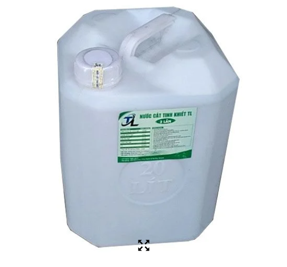 Nước cất  20 lít/can