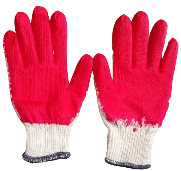 Găng tay sơn đỏ
