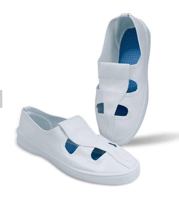 Giày phòng sạch 4 lỗ Linkworld chống tĩnh điện